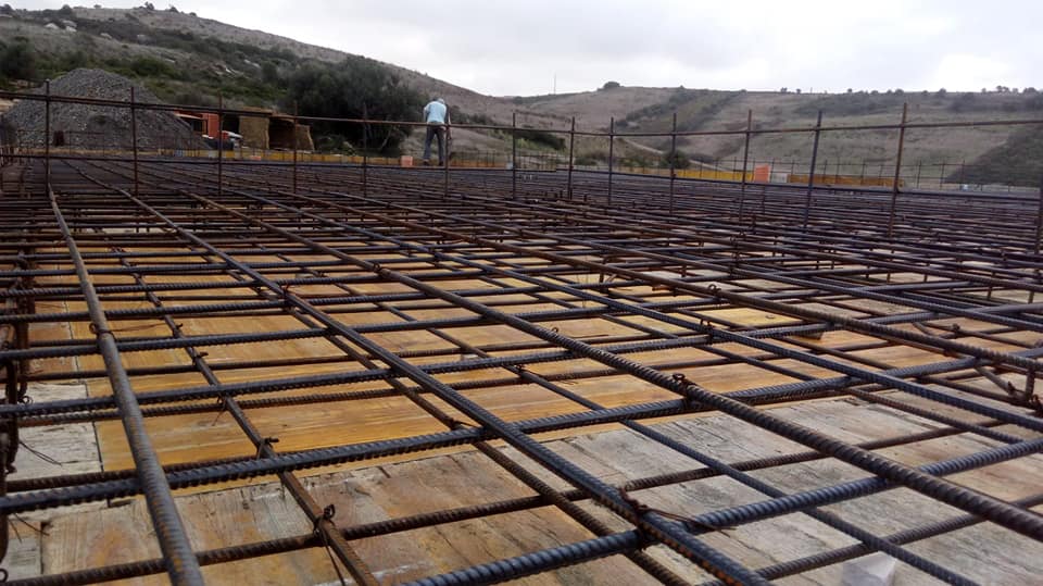 Equipamento em obra